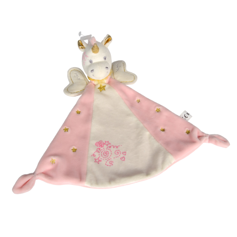  plat licorne rose or 